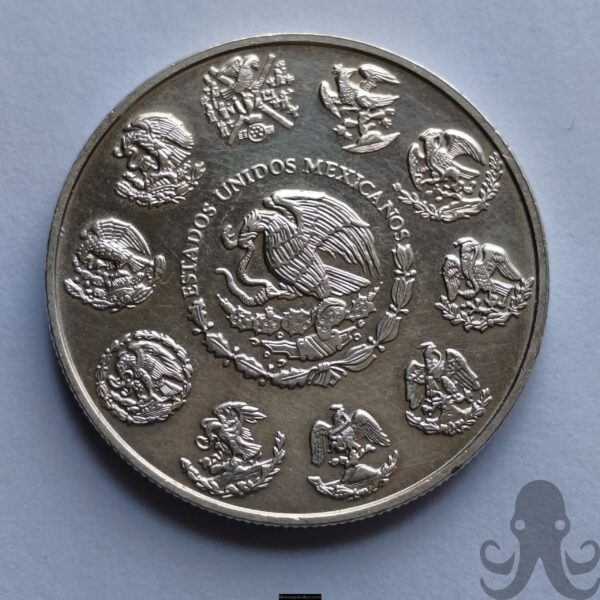 Reverso de Onza Libertad de Plata — 2008