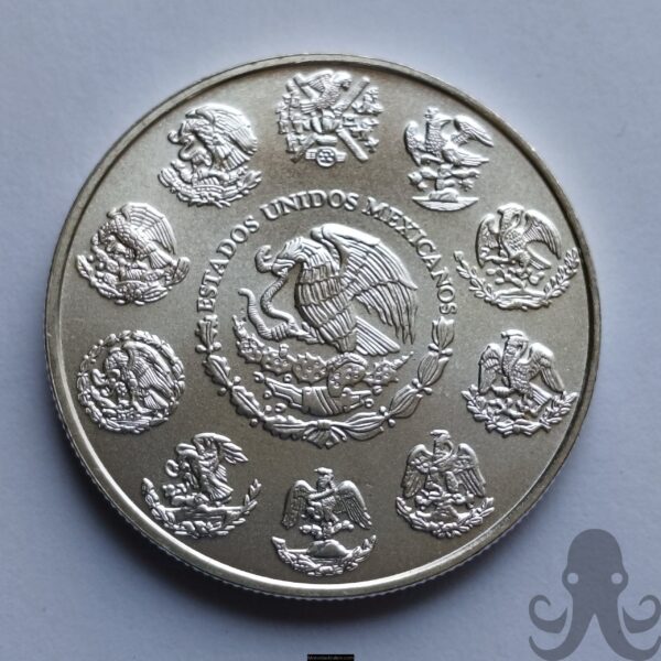 Reverso de Onza Libertad de Plata — 2010