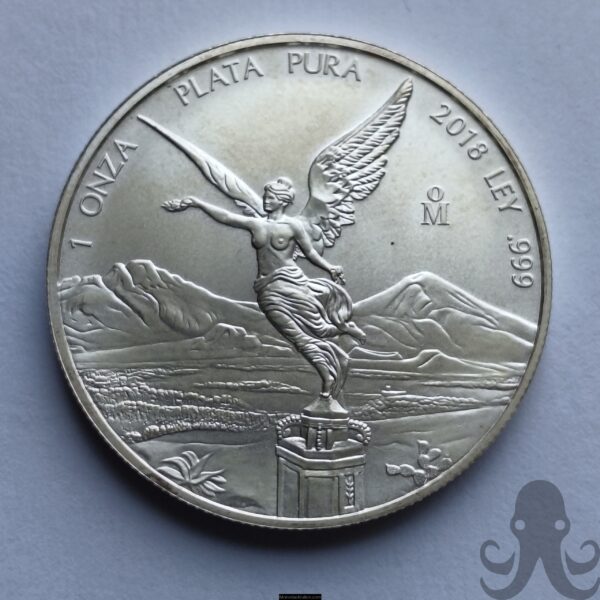Anverso de Onza Libertad de Plata — 2018